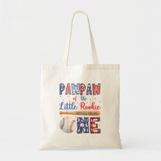 Pawpaw Of The One Little Rookie Baseball 1st Tote Bag