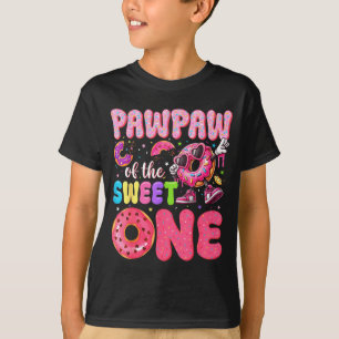 Pawpaw Of The Sweet One 1st Birthday Donut Bday Pa T-Shirt