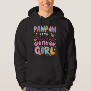 Pawpaw Of The Two Sweet Birthday Girl Donut 2Nd Bi Hoodie