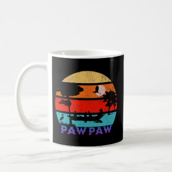 Pawpaw Retro Sunset Ocean Grandfather Coffee Mug by HolidayBug at Zazzle