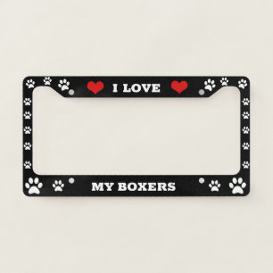 Pawprint, Dog Breed License Plate Frame