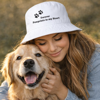 Pawprint in my Heart Bucket Hat