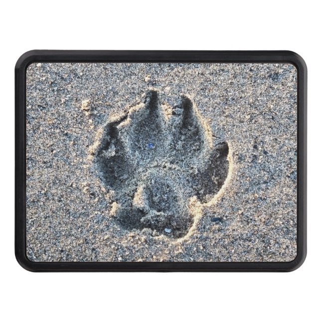 PAWPRINT IN THE SAND     HITCH COVER (Front)