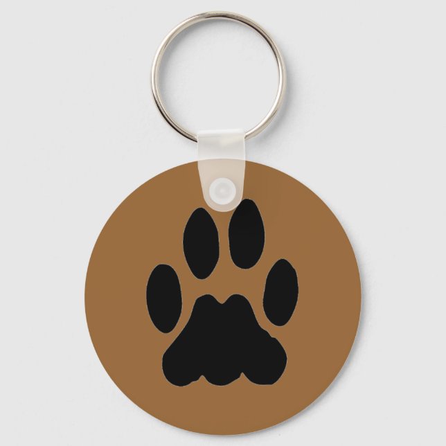 Pawprint keychain (Front)