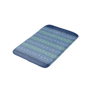 Pawprint Pattern Bath Mat