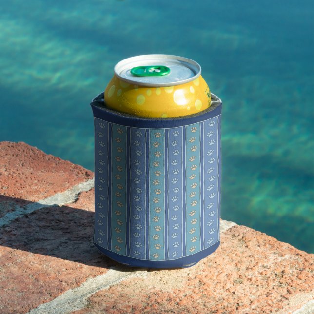 Pawprint Pattern Can Cooler (In Situ Pool)