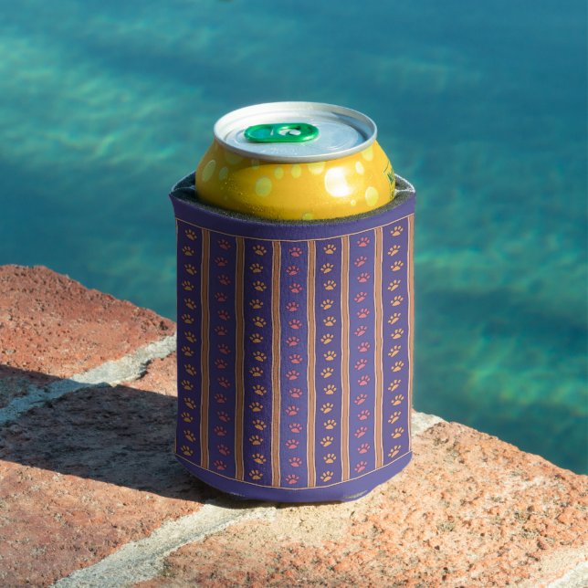 Pawprint Pattern Can Cooler (In Situ Pool)