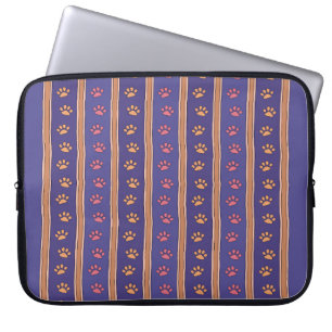 Pawprint Pattern Laptop Sleeve