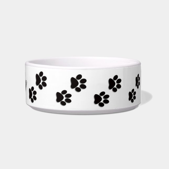 Pawprint Pet Food Bowl (Right)
