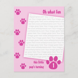 PawprintBlue_0071bc Invitation