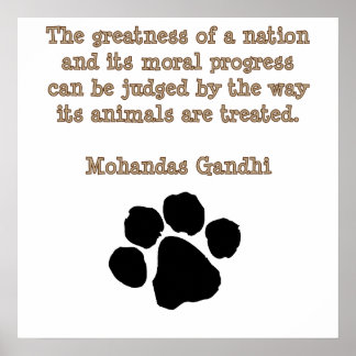 PawPrintGhandi Poster