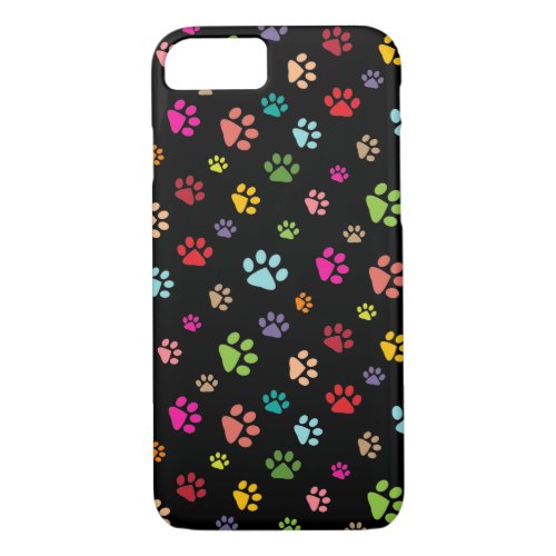 Pawprints Design iPhone 7 Case