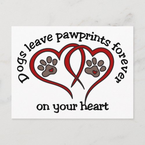 Pawprints Postcard