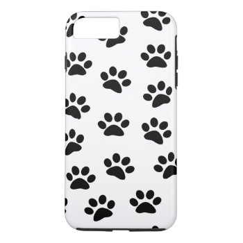 Pawprints (puppy Dog Paw Prints) ~.png Iphone 8 Plus/7 Plus Case by TheWhippingPost at Zazzle