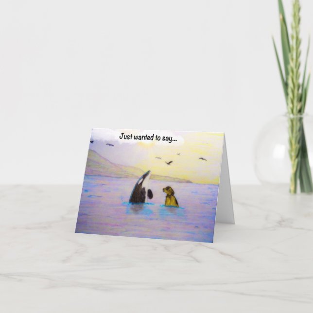 Pawprints Thank You! Thank You Card (Front)