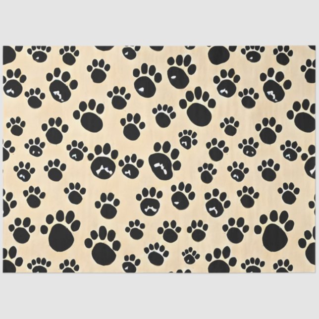 Pawprints Tissue Paper (Front)