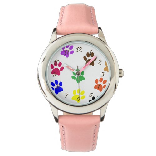 Pawprints Wrist Watch