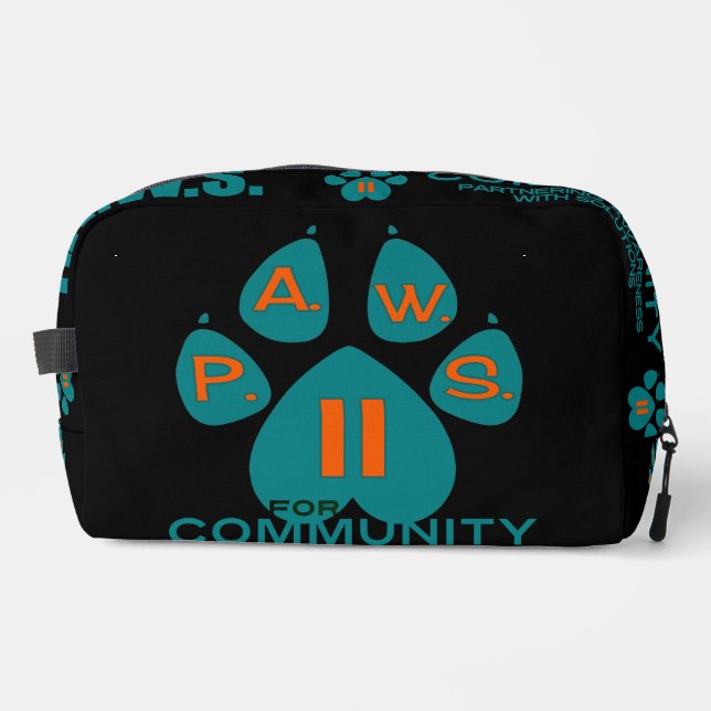 PAWS 4 Community Toiletries Bag  (Front)