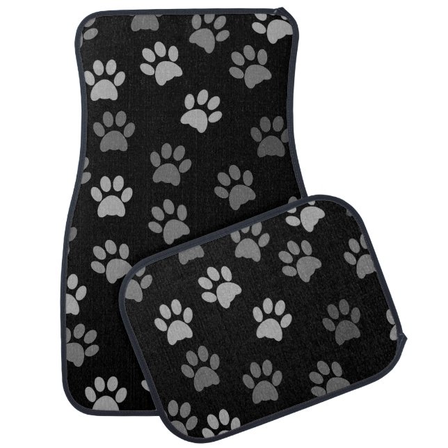 Paws All over Car Floor Mat (Set)