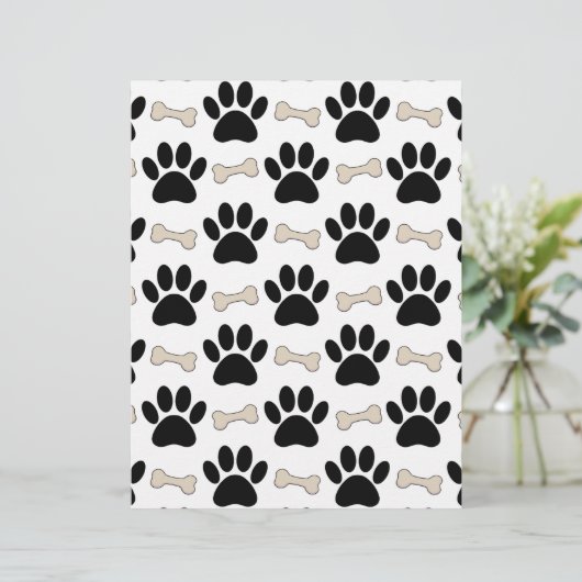 Paws And Bones Pattern (Standing Front)