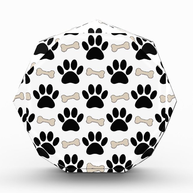 Paws And Bones Pattern Award (Front)