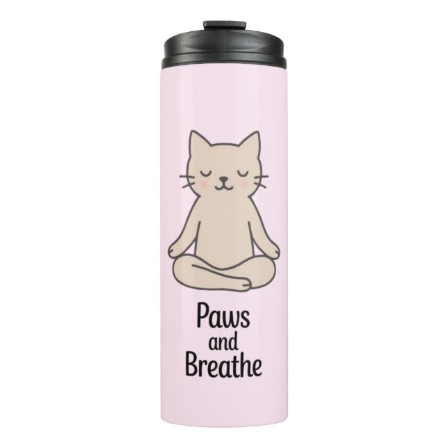 Paws and Breathe Thermal Tumbler (Front)