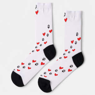 Paws and Hearts Socks