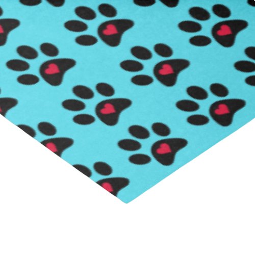 Paws and Hearts Tissue Paper