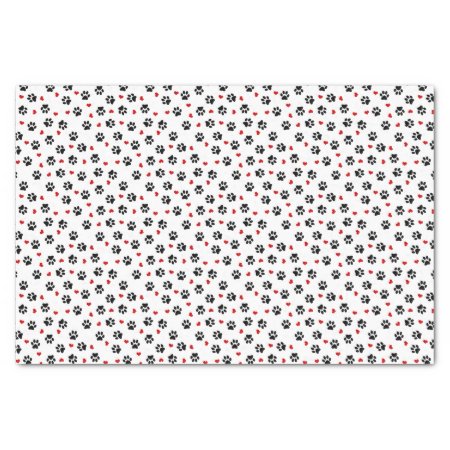 Paws And Hearts Tissue Paper