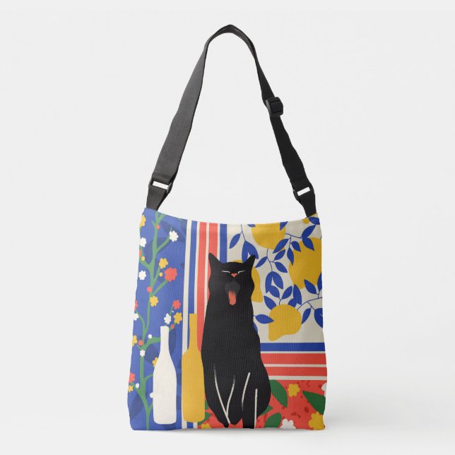 Paws and Patterns Crossbody Bag (Front)