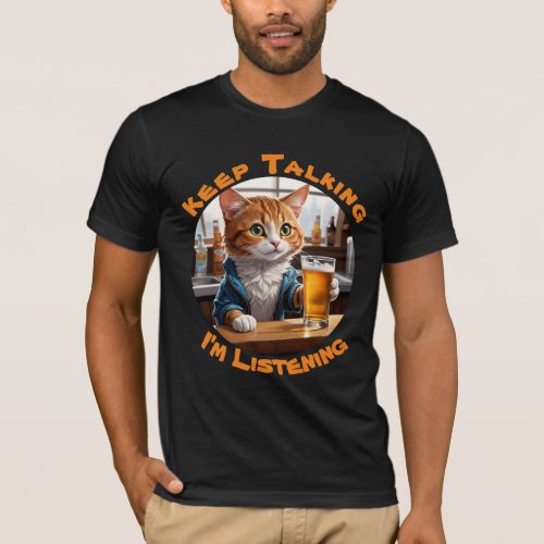 Paws and Pints A Cats Cheers T_Shirt
