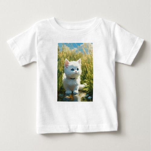 Paws and Prints Feline Frolics Collection Baby T_Shirt
