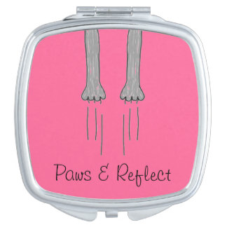 Paws and Reflect compact mirror