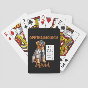 Paws and Vision Animal Ophthalmology Squad Poker Cards