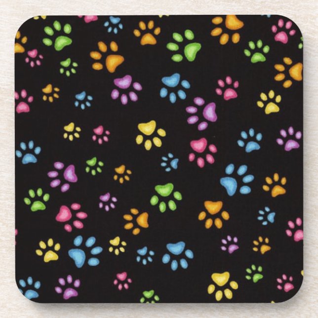Paws Beverage Coaster (Front)