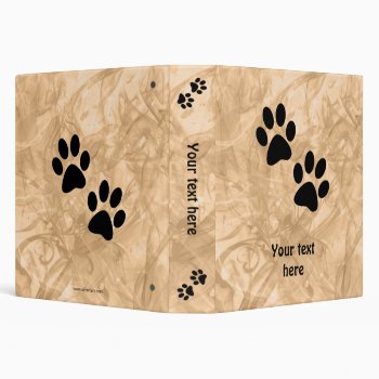 Paws Binder by siffert at Zazzle