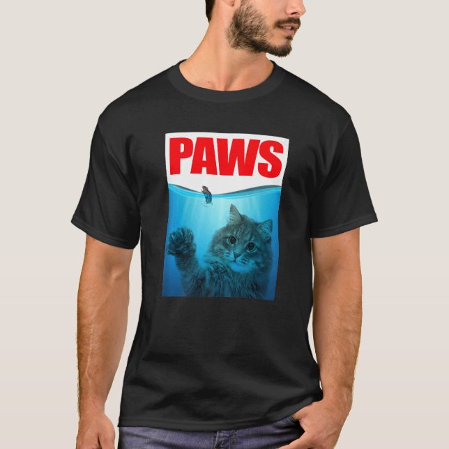 Paws Cat and Mouse Top Cute  Cat  Parody Top (Front)
