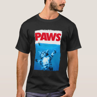 Paws Cat And Mouse Top Cute Funny Cat Lover Parody