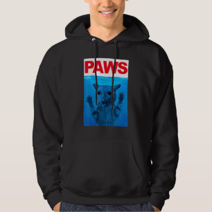 Paws Cat Meme Humor Kitty  Cats Dads Mom Hoodie