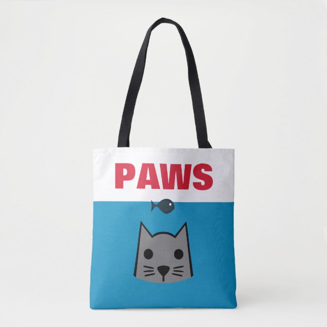 Paws, Cat Tote Bag (Front)