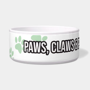 Paws, Claws & Pumpkin Laws – Funny Halloween Bowl