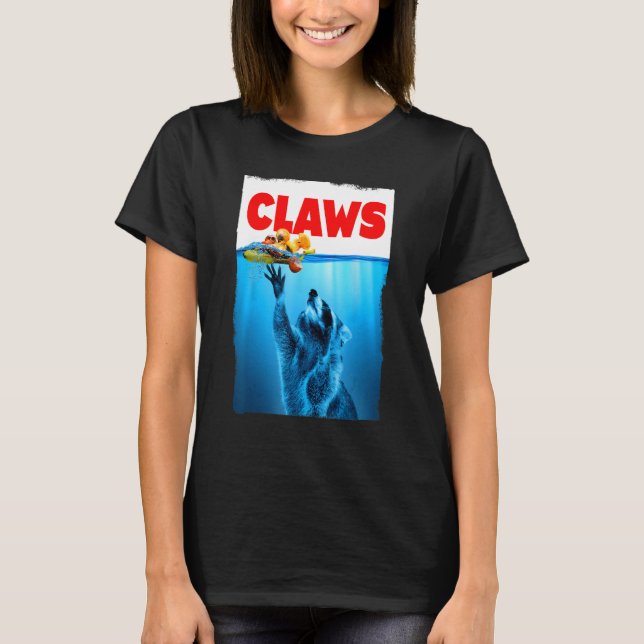 Paws Claws Trash Panda For Men Women Kids Raccoon  T-Shirt (Front)