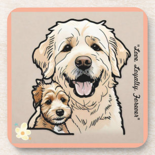 "Paws Crossed" Beverage Coaster