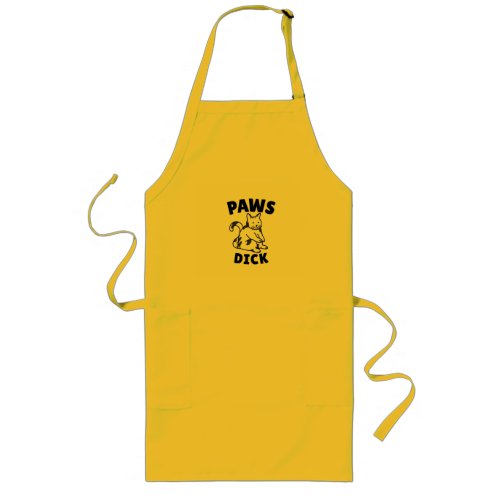 Paws dick long apron