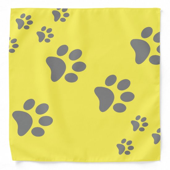 Paws dog bandana