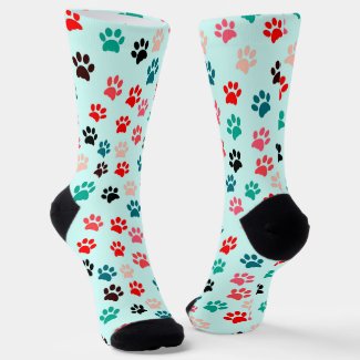 Paws Dog Lover Cat Lover Cat Mom Pet Pastel Blue