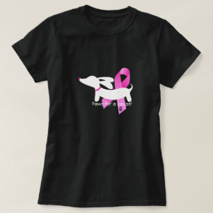 Paws for a cause Breast Cancer Dachshund T-Shirt