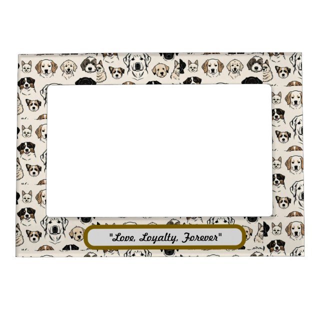 "Paws for a Cause" Magnetic Frame (Front)