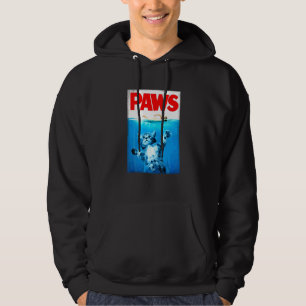 Paws For Cat And Shark Hoodie