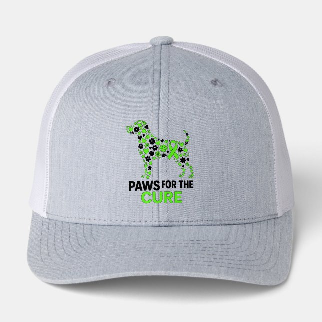 Paws for Cure Non Hodgkins Lymphoma Awareness Hat (Front)